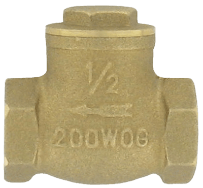 Dwyer Brass Flap Check Valve, Series BFC